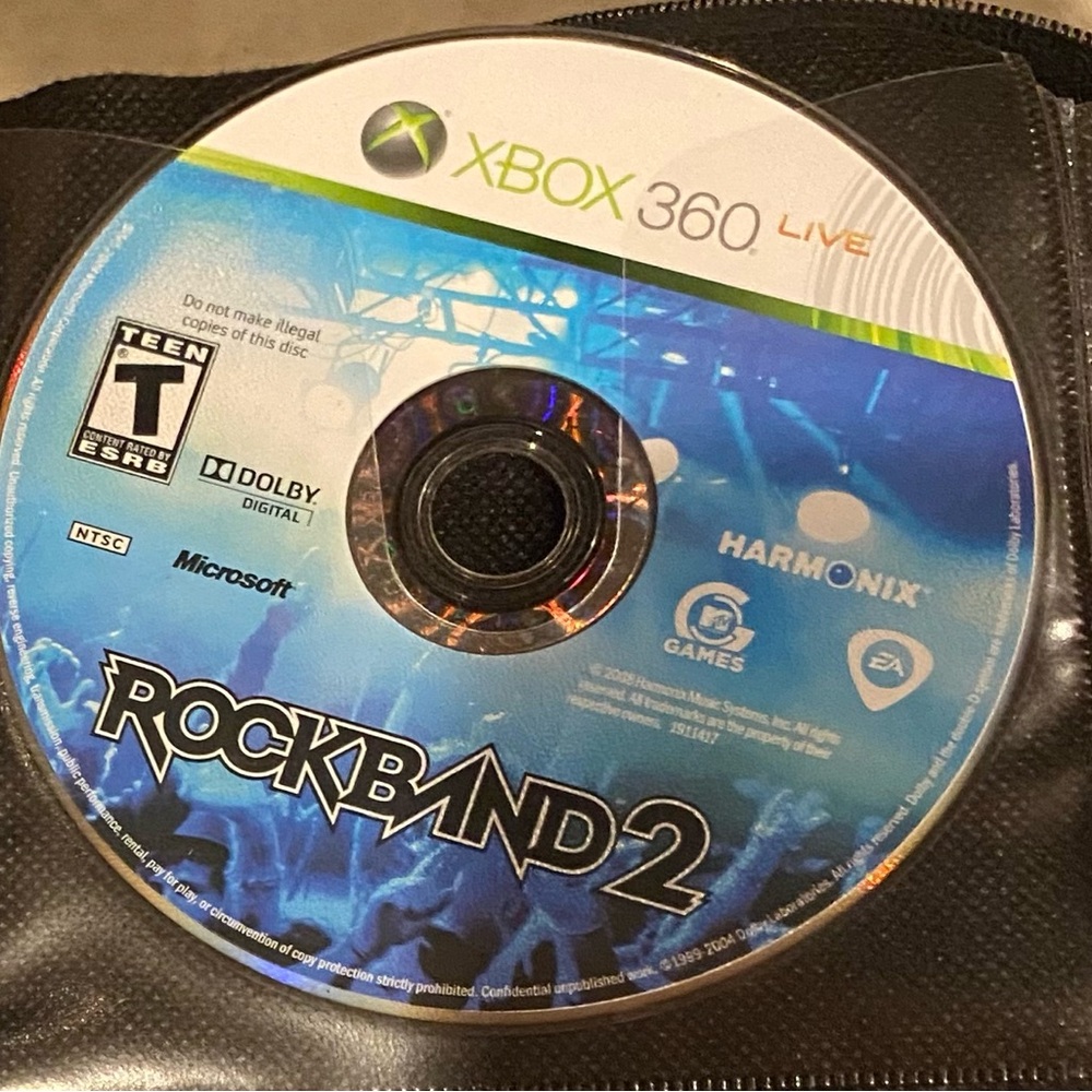 Rock Band 2 for Xbox 360 - Vibrant Blue Disc
